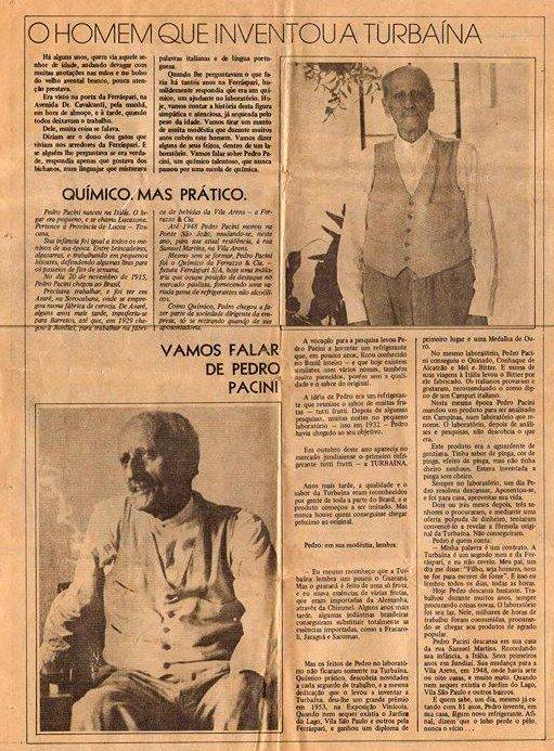 O Inventor da Turbaina da Ferraspari em Jundiaí