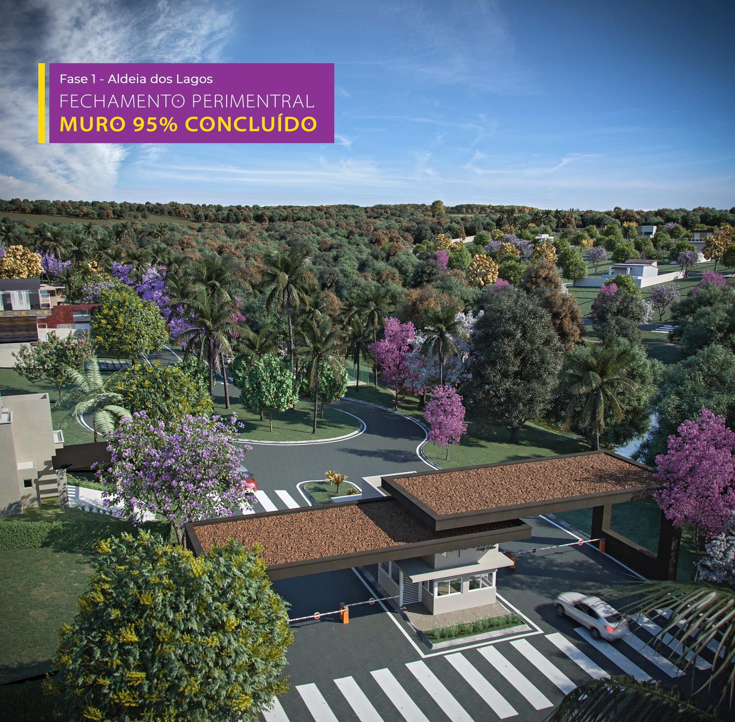 Residencial Flor D'Aldeia em Mogi Mirim - Interior de SP