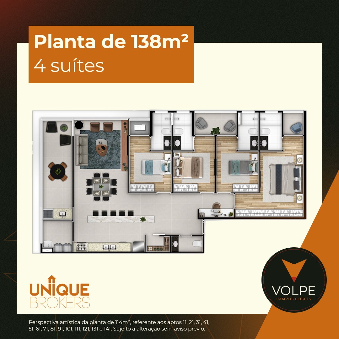 Volpe Campos Elísios Jundiaí