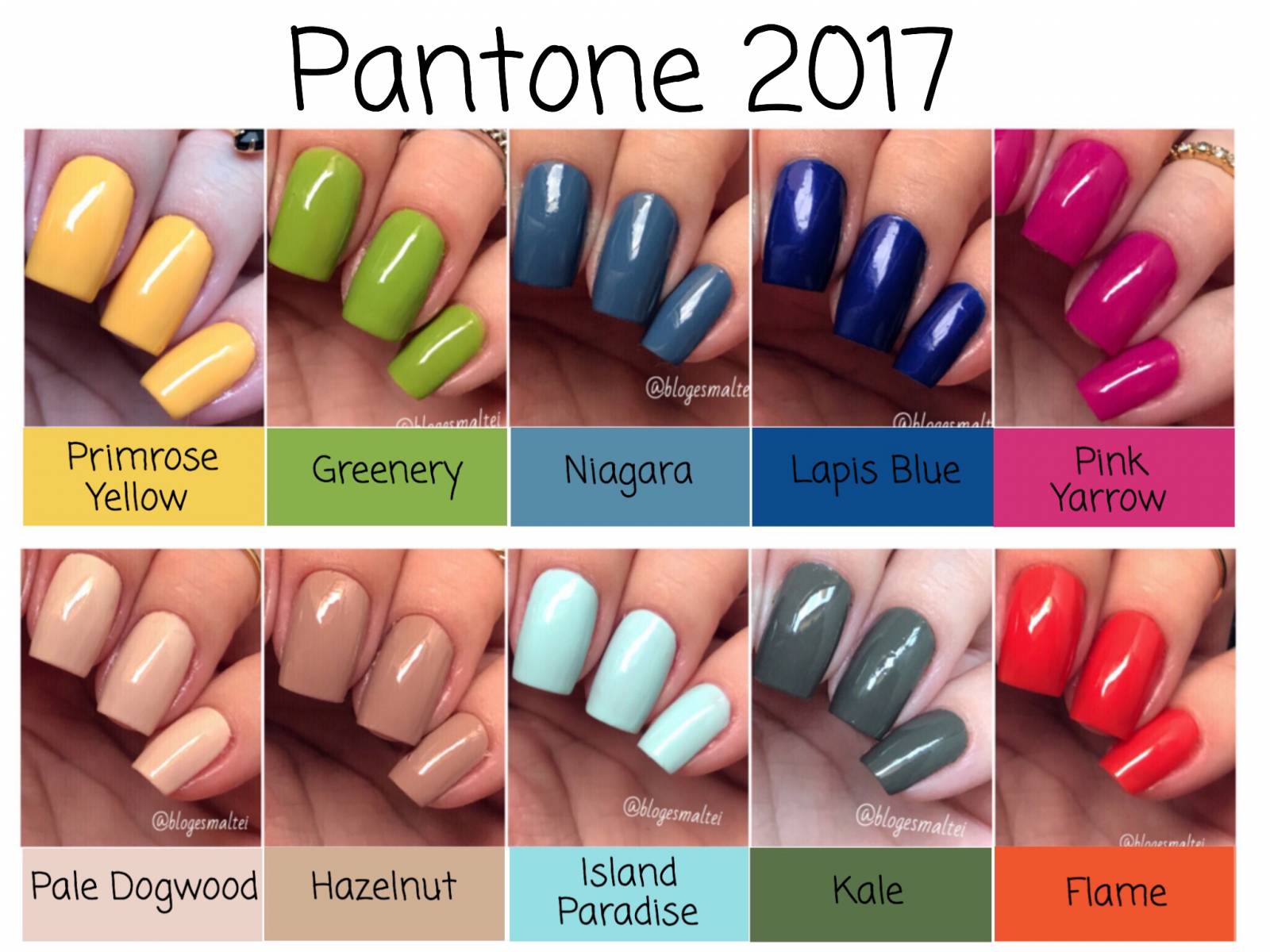 Tendência de esmaltes para primavera verão