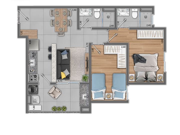 Nexus Residence - Torres de São José Jundiai