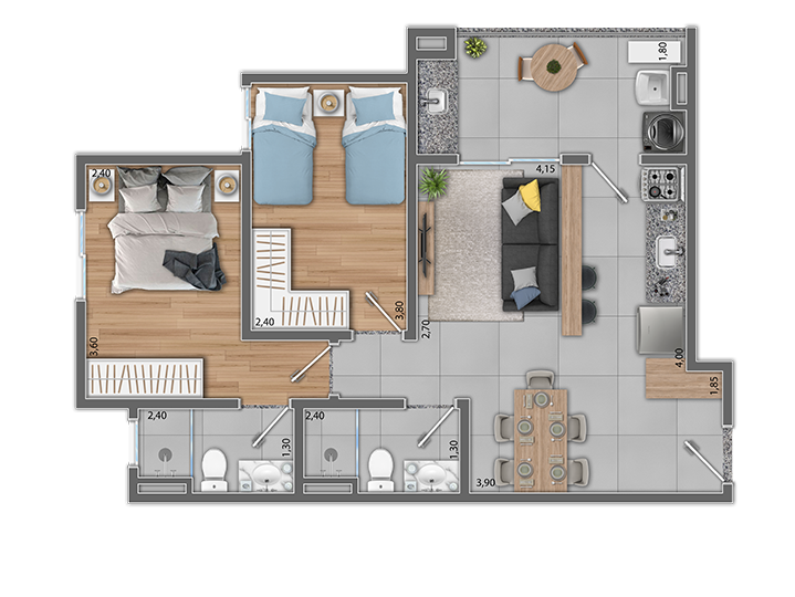Nexus Residence - Torres de São José Jundiai