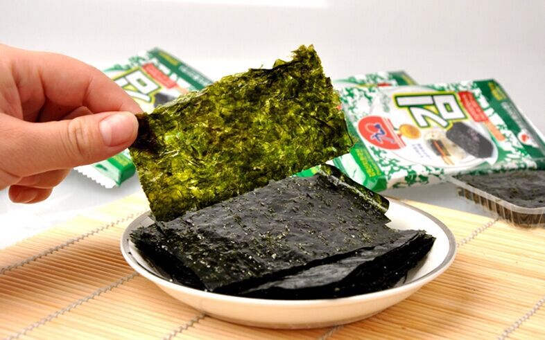 Já comeu Snack de Alga Marinha?