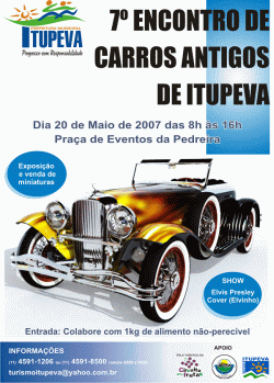 7 Encontro de Carros Antigos de Itupeva