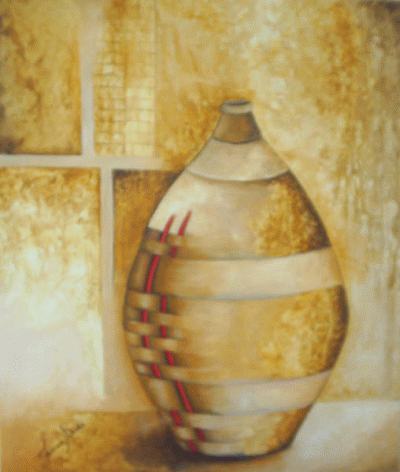 Artista Fátima Ayache faz exposição no saguão do Paço Municipal