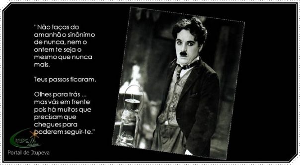Frases e Poemas de Charles Chaplin