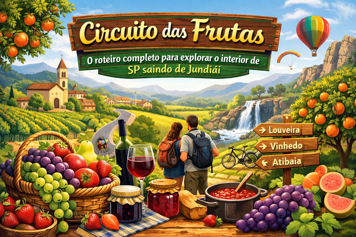 Circuito das Frutas: o roteiro completo para explorar o interior paulista saindo de Jundiaí