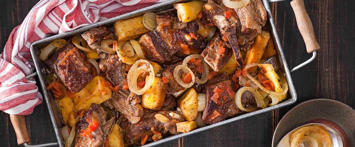 Costela com Mandioca