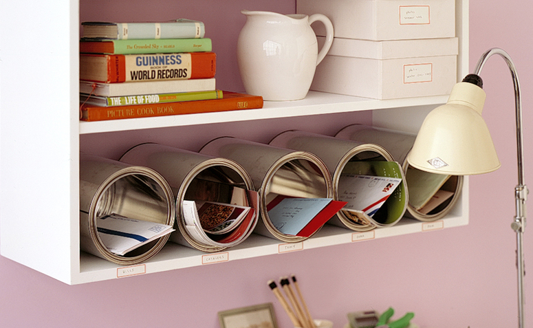5 ideias criativas para organizar objetos e deixar a casa em ordem.