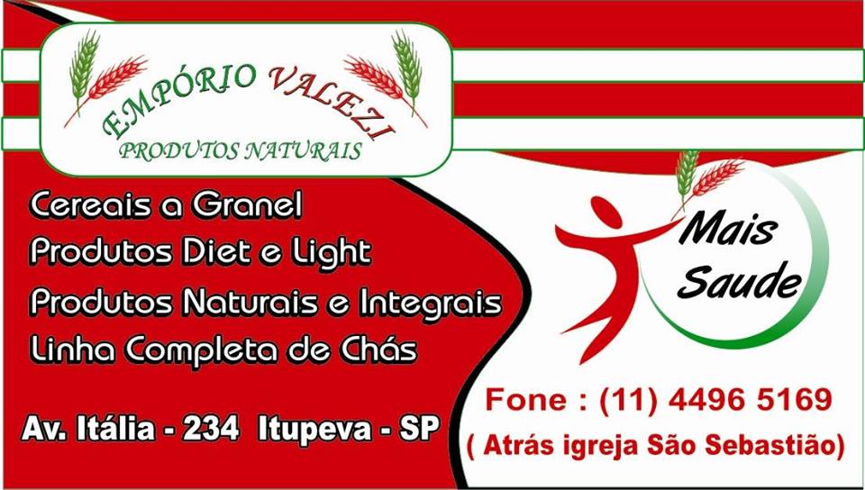 Empório Valezi Produtos Naturais Itupeva - SP