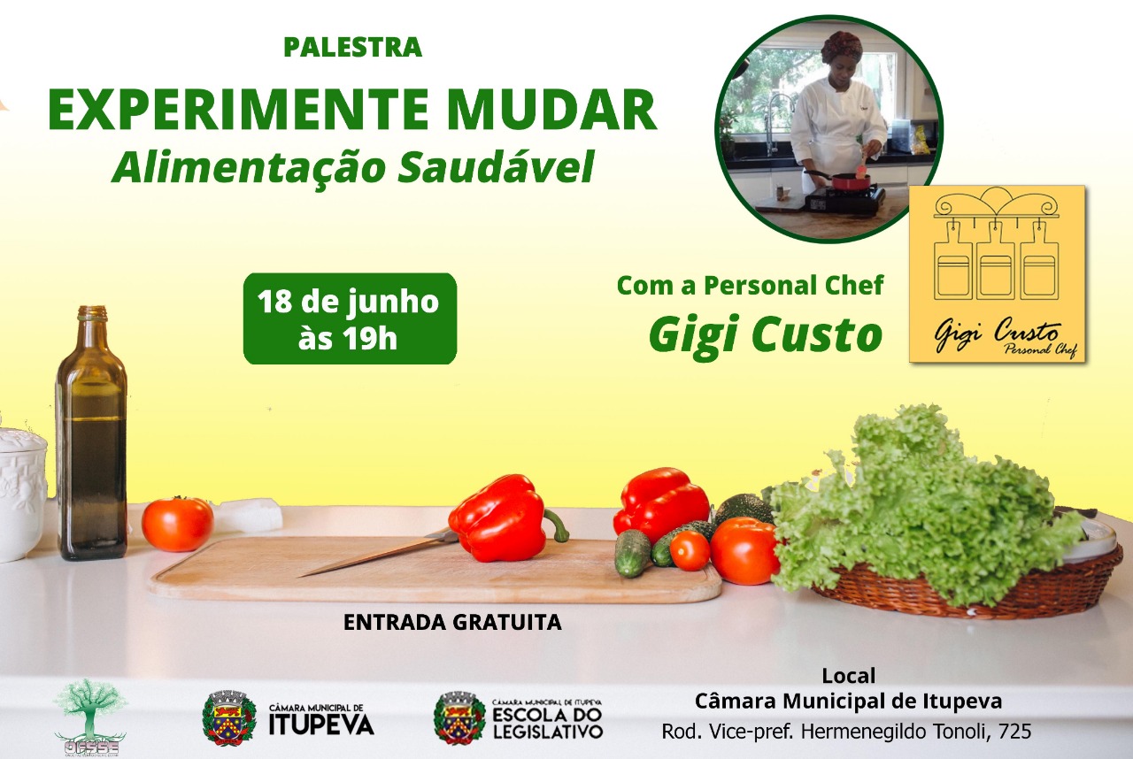 Palestra Experimente Mudar – Alimentação Saudável