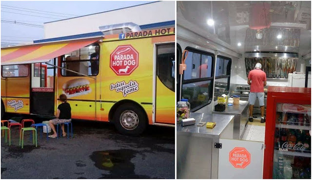 Morador de Itupeva decide inovar e cria hot dog em ônibus