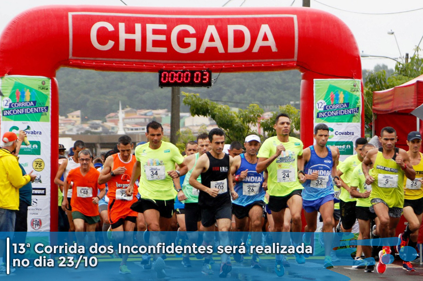 Participe da Corrida dos Inconfidentes em Itupeva - Interior de SP