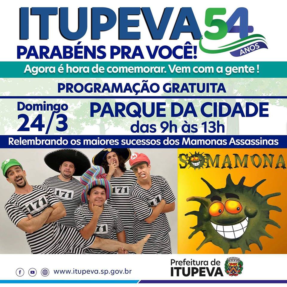 O 54º Aniversário de Itupeva e sua comemoração!