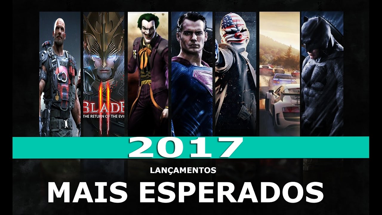 Os lançamentos de Games em 2017