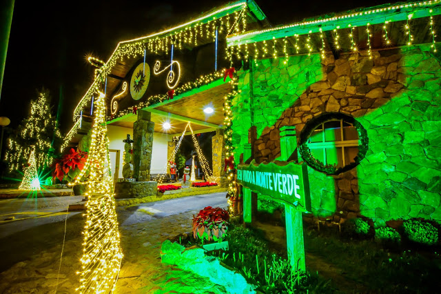 Monte Verde já está iluminada para o Natal - Turismo e Lazer