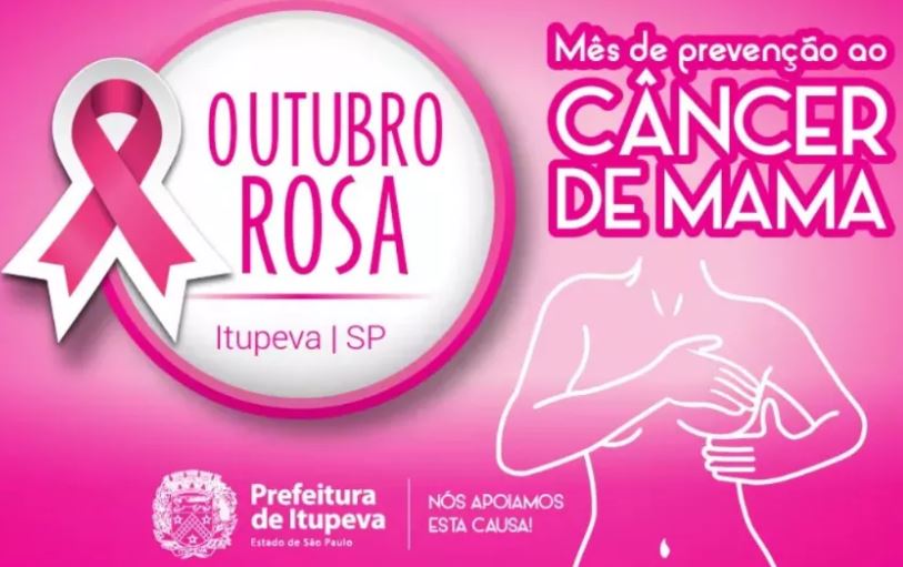 Sábado dia 20 de Outubro haverá ações Outubro Rosa