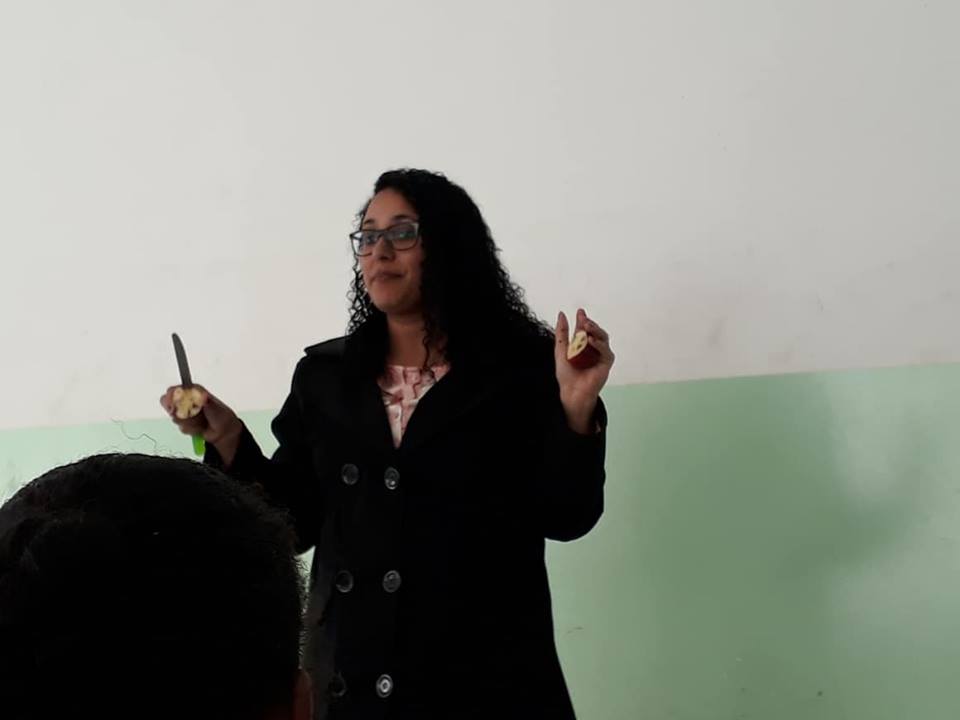 Coach Gislaine Bispo realiza palestra sobre bullying em escola Municipal de Itupeva