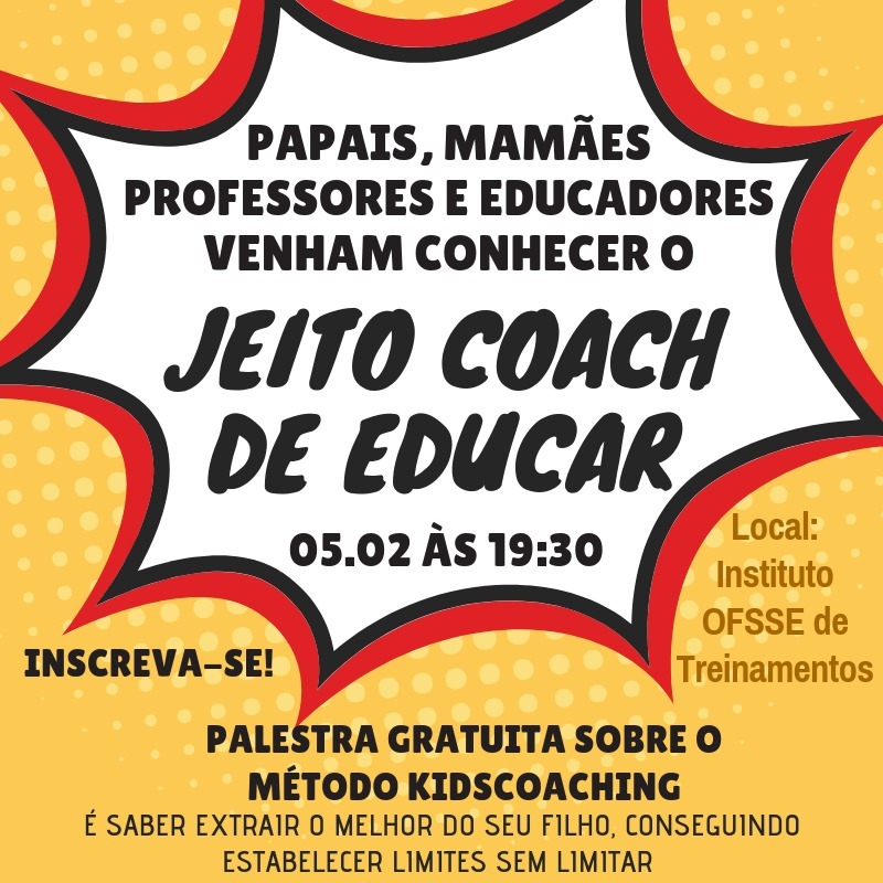 Palestra Jeito Coach de Educar