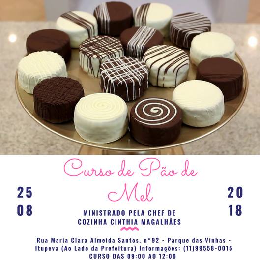 Mais um curso Pão de Mel em Itupeva