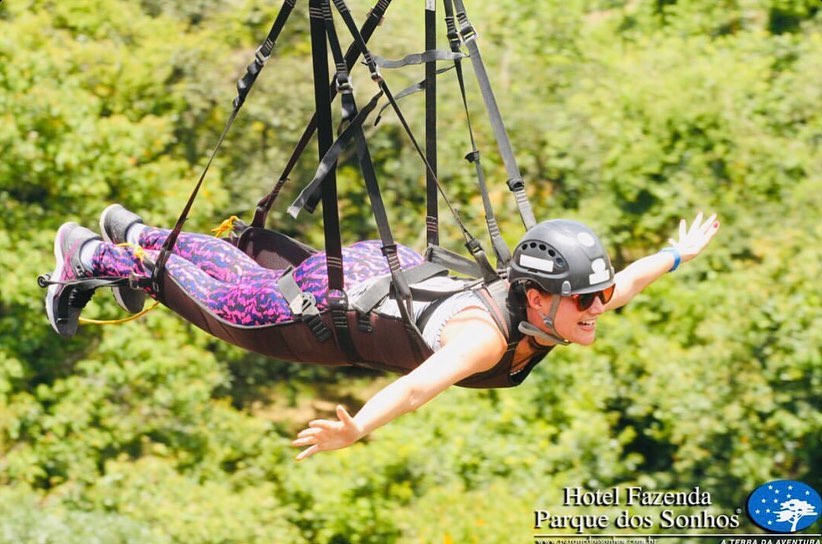 Tirolesa de 1 km e altas aventuras - Parque dos Sonhos Socorro