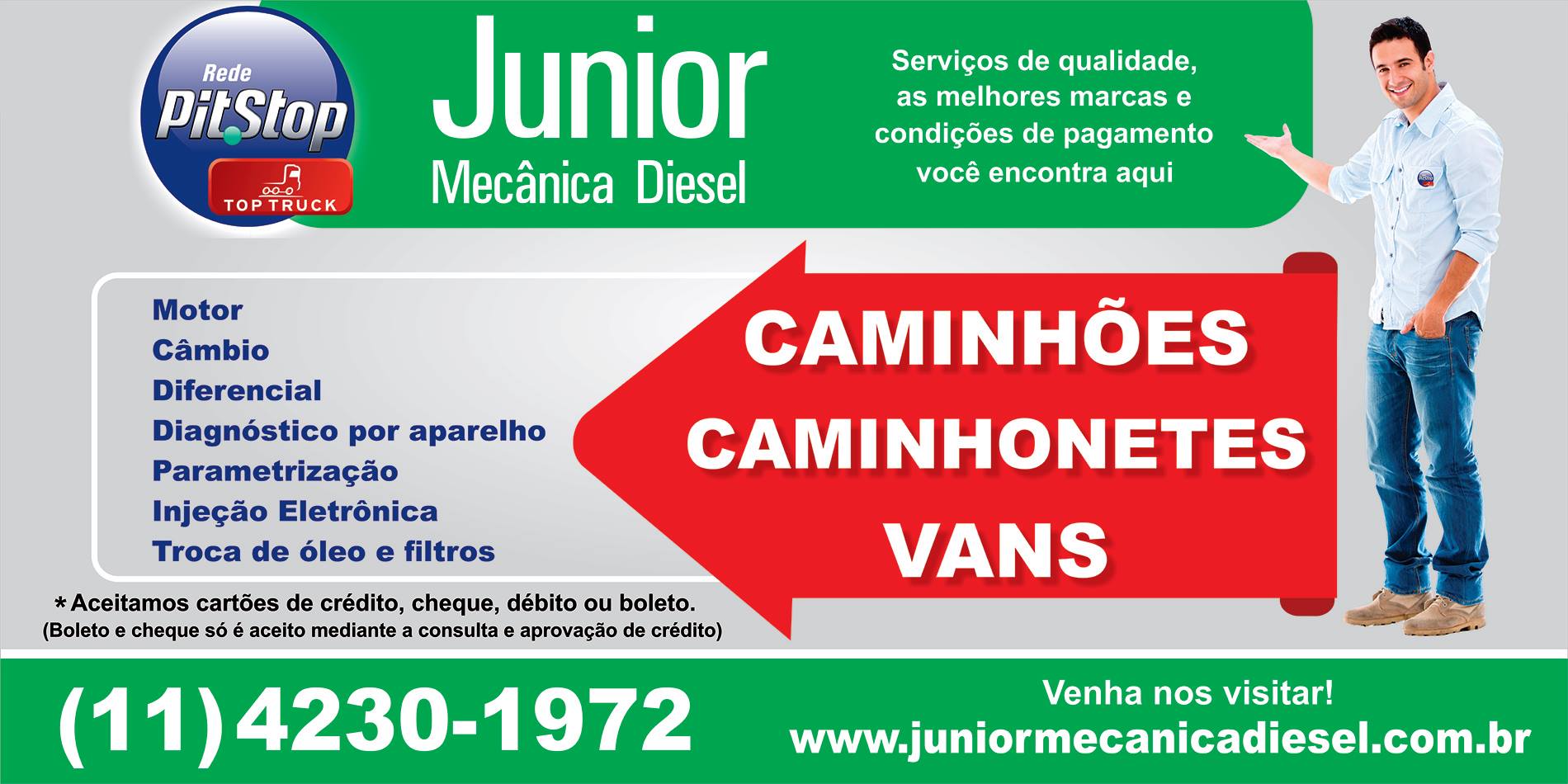 Junior Mecânica Diesel - Rede PitStop