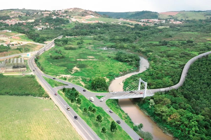 Projeto do novo acesso para o Colinas de Inhandjara
