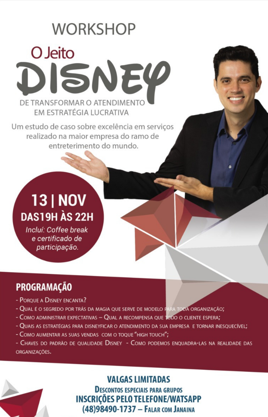 Workshop em Excelência no Atendimento com Rodrigo Lisboa