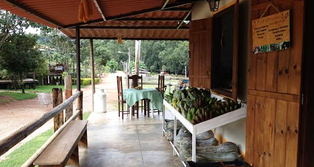 Café da manhã no Sítio Sassafraz!