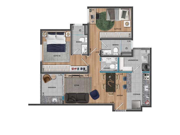 Maitá Residencial - Apartamentos em Jundiaí