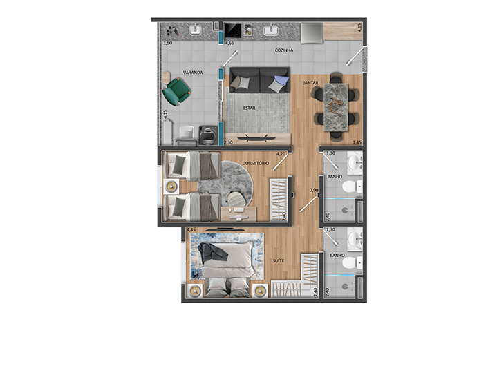 Maitá Residencial - Apartamentos em Jundiaí