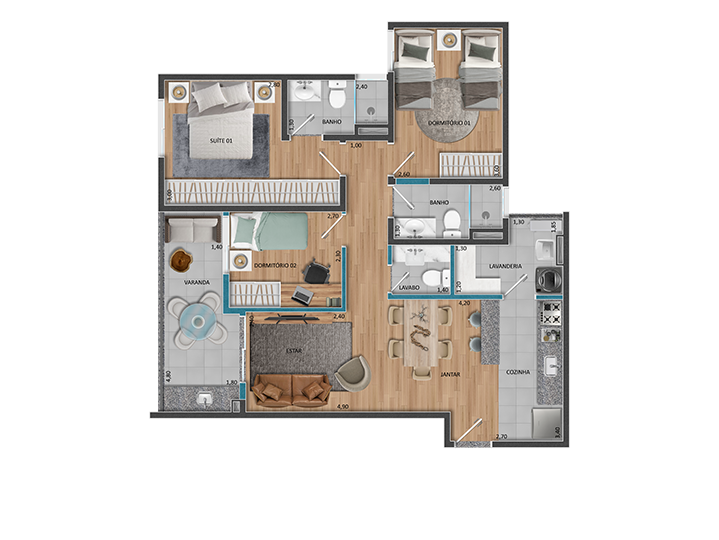 Maitá Residencial - Apartamentos em Jundiaí