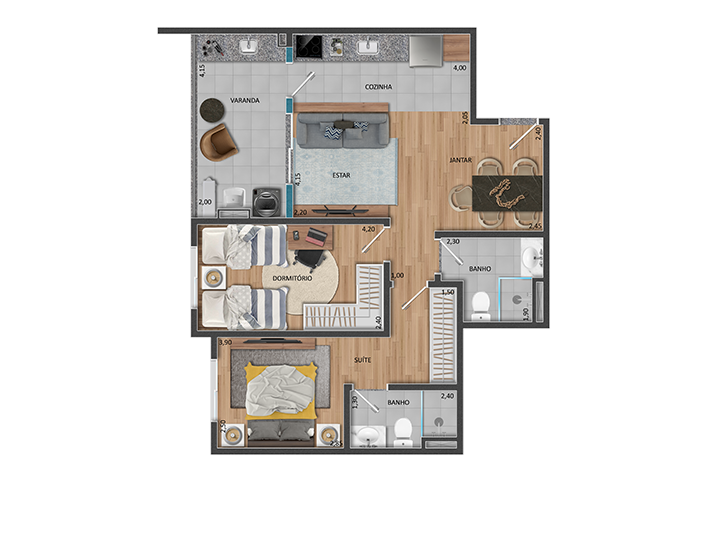 Maitá Residencial - Apartamentos em Jundiaí